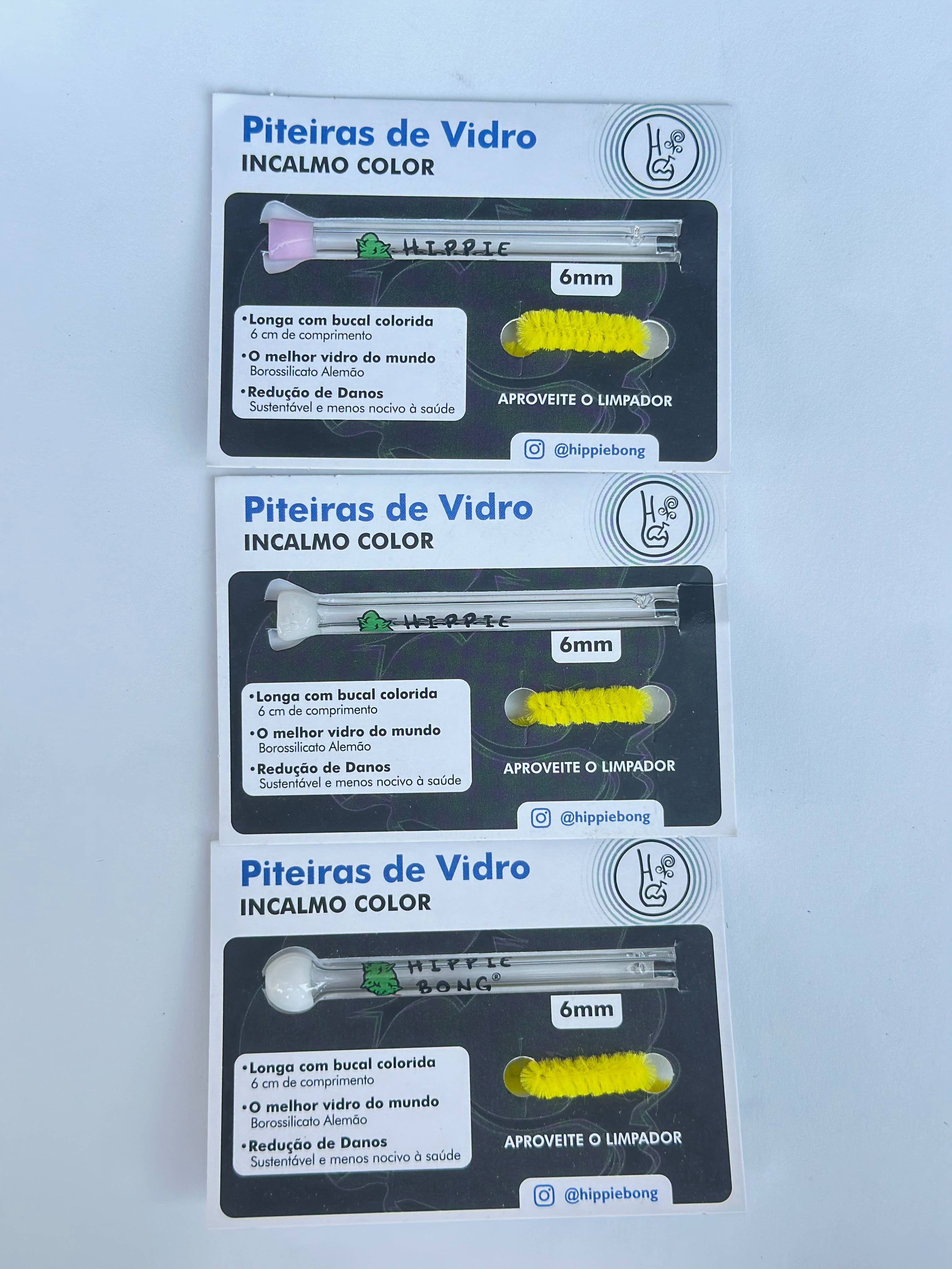 Hippie bong incalmo color 6mm